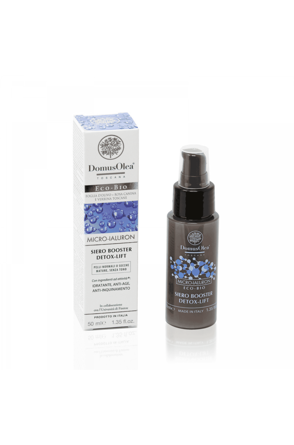 Domus Olea Toscana siero booster detox-lift – microialuron 50 ml