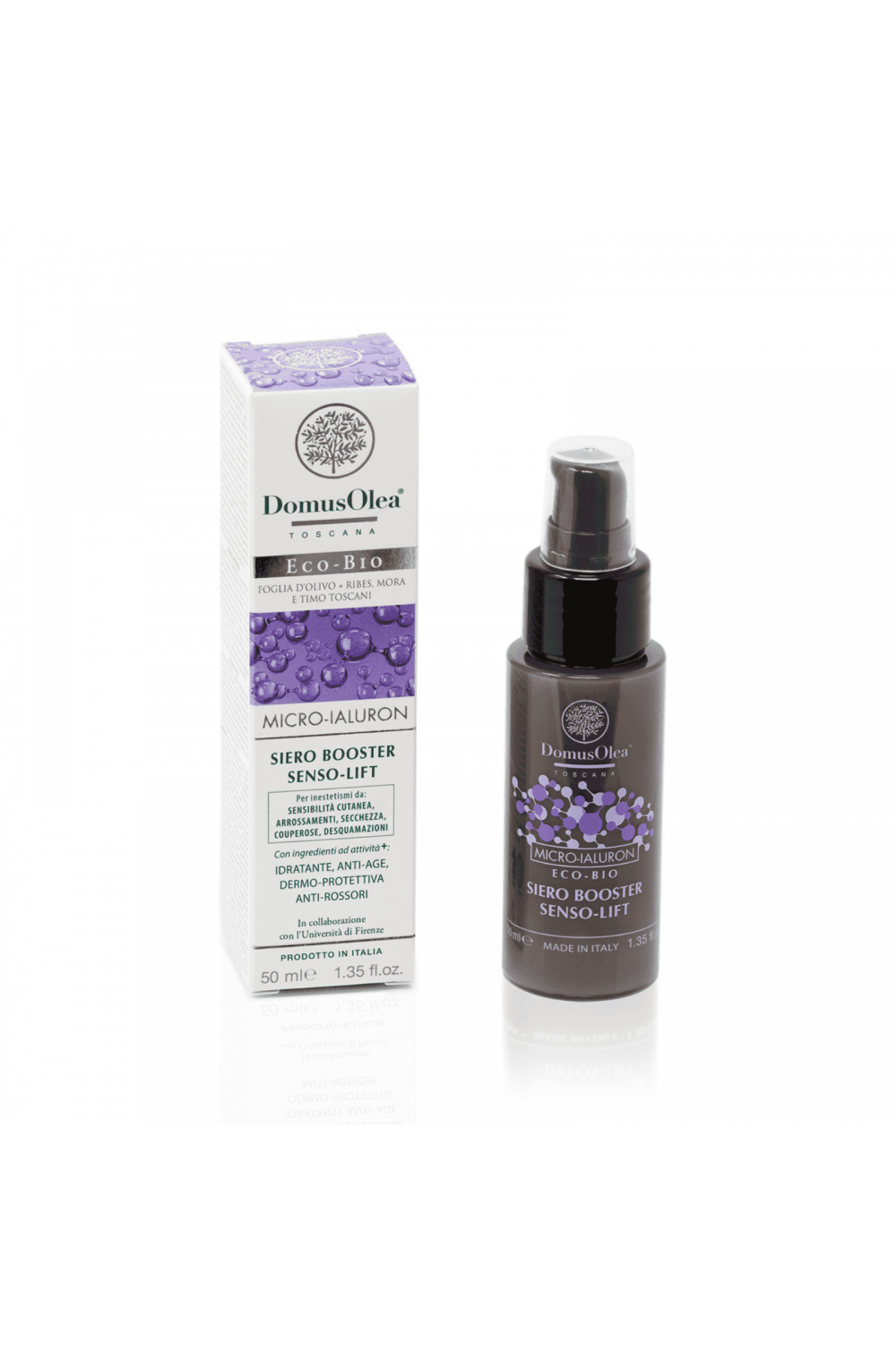 Domus Olea Toscana siero booster senso-lift – microialuron 50 ml