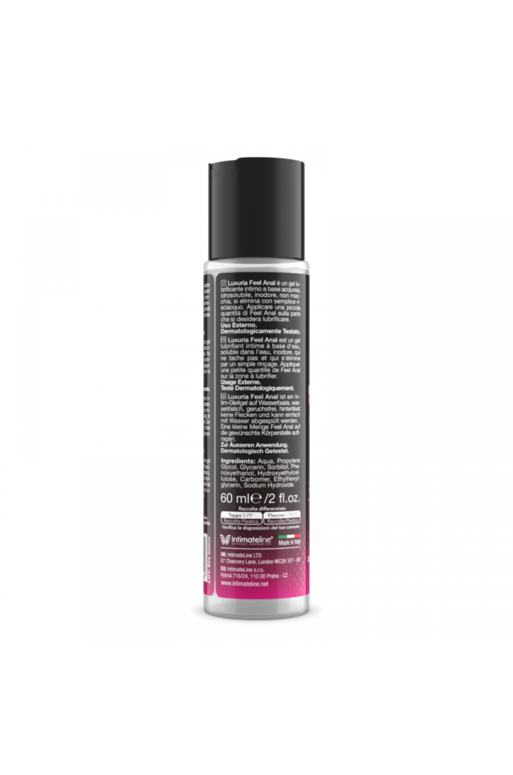 Intimateline Luxuria Feel Anal 60 ml Lubrificante a base d'acqua