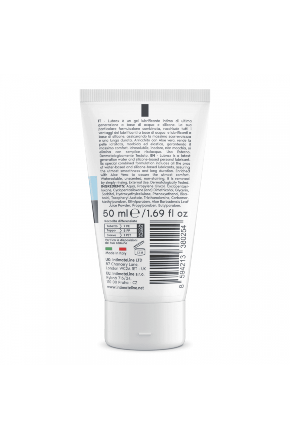 Intimateline Lubrax Anal Lubrificant Hydrid Formula 50 ml