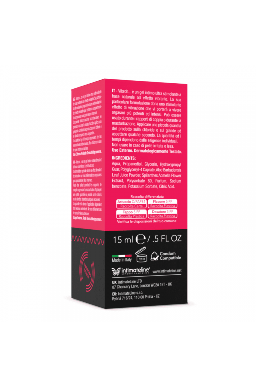 Intimateline Vibroh 15 ml Gel Stimolante donna