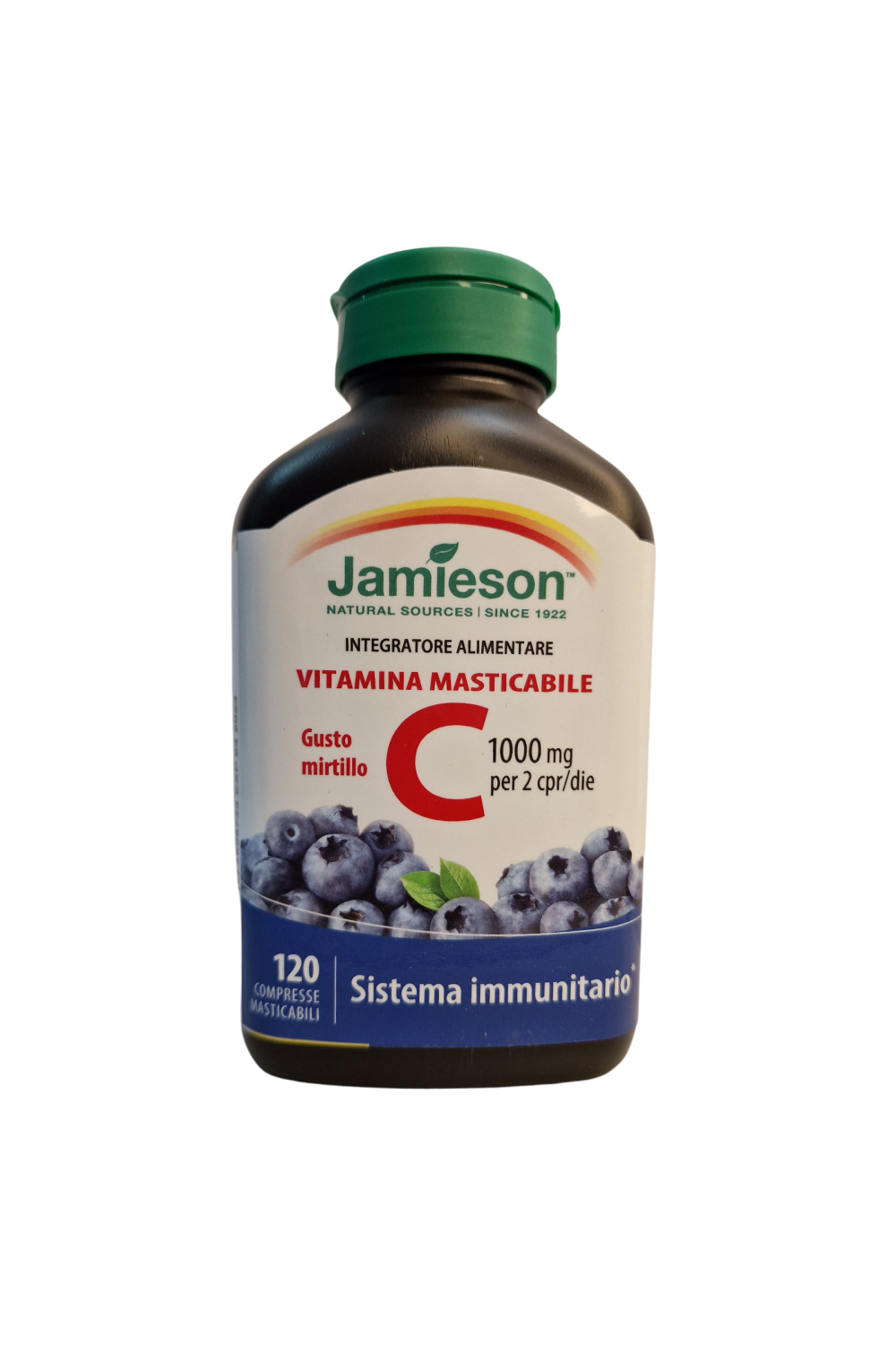 Jamieson Vitamina C 1000 mg 3X120 cpr Masticabile Mirtillo
