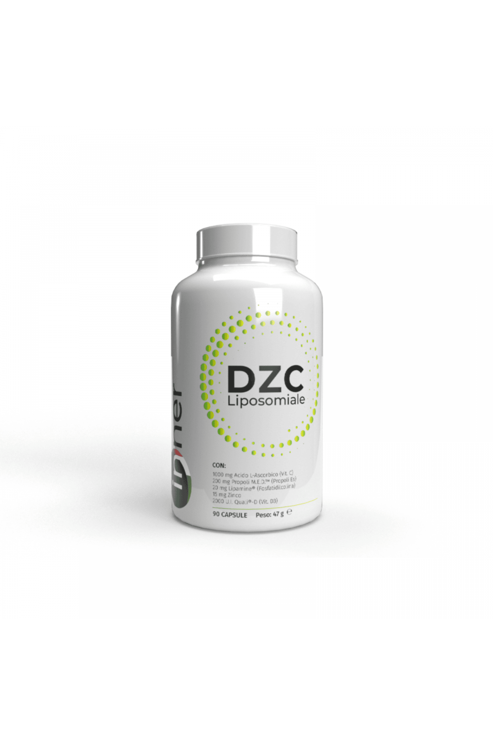 Inner DZC liposomiale integratore alimentare Vitamina D3 C e Zinco formato 90 cps