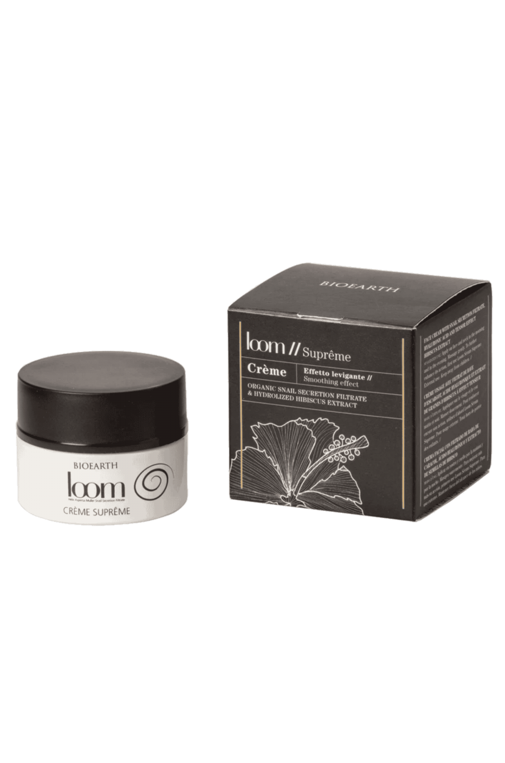 Bioearth Loom Crema Suprme Viso alla bava di lumaca 50 ml