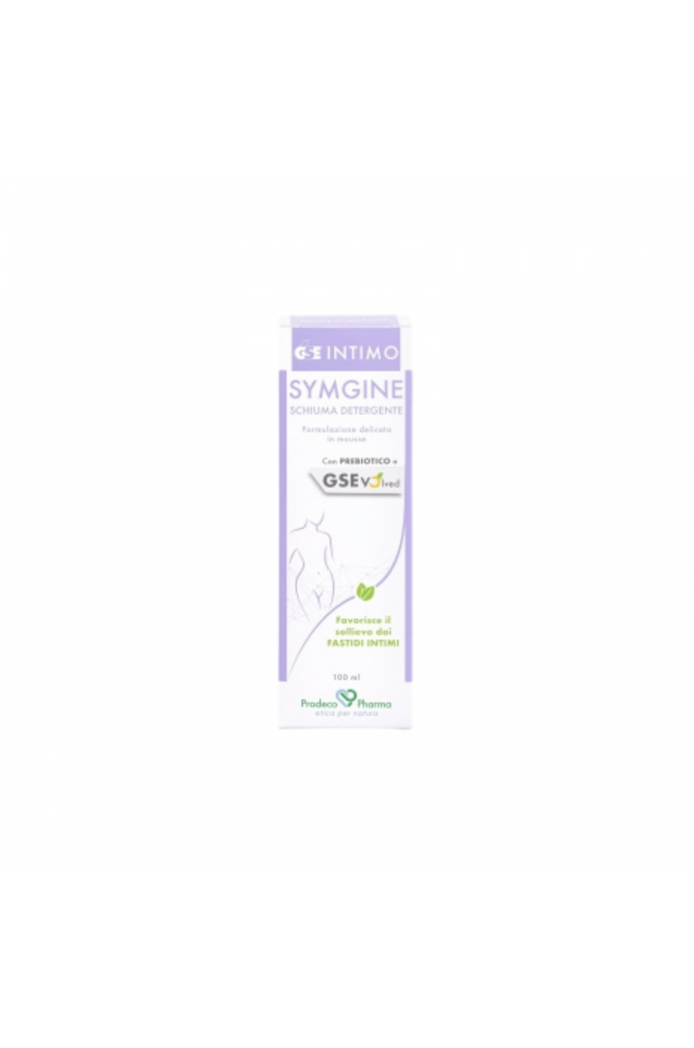 GSE Intimo Symgine Schiuma Detergente con Prebiotico 100 ml Prodeco Pharma