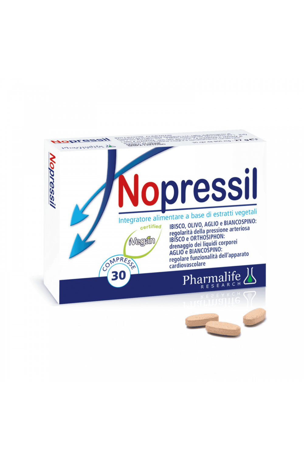 Pharmalife Research Nopressil 30 cpr Integratore per Drenante