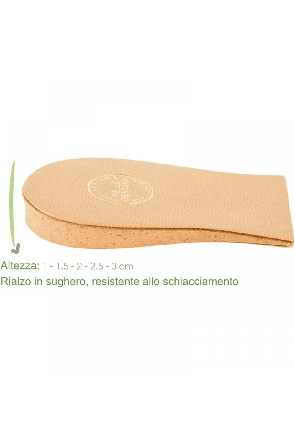 Carrea Prestige Alzatacco in Sughero Varie misure