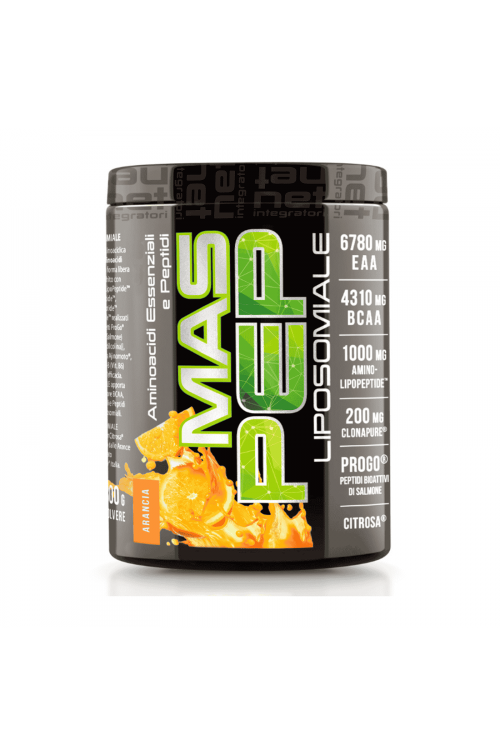 Mas PEP Liposomiale 300 gr Net Integratori Aminoacidi essenziali e peptidi con Aroma Kendy