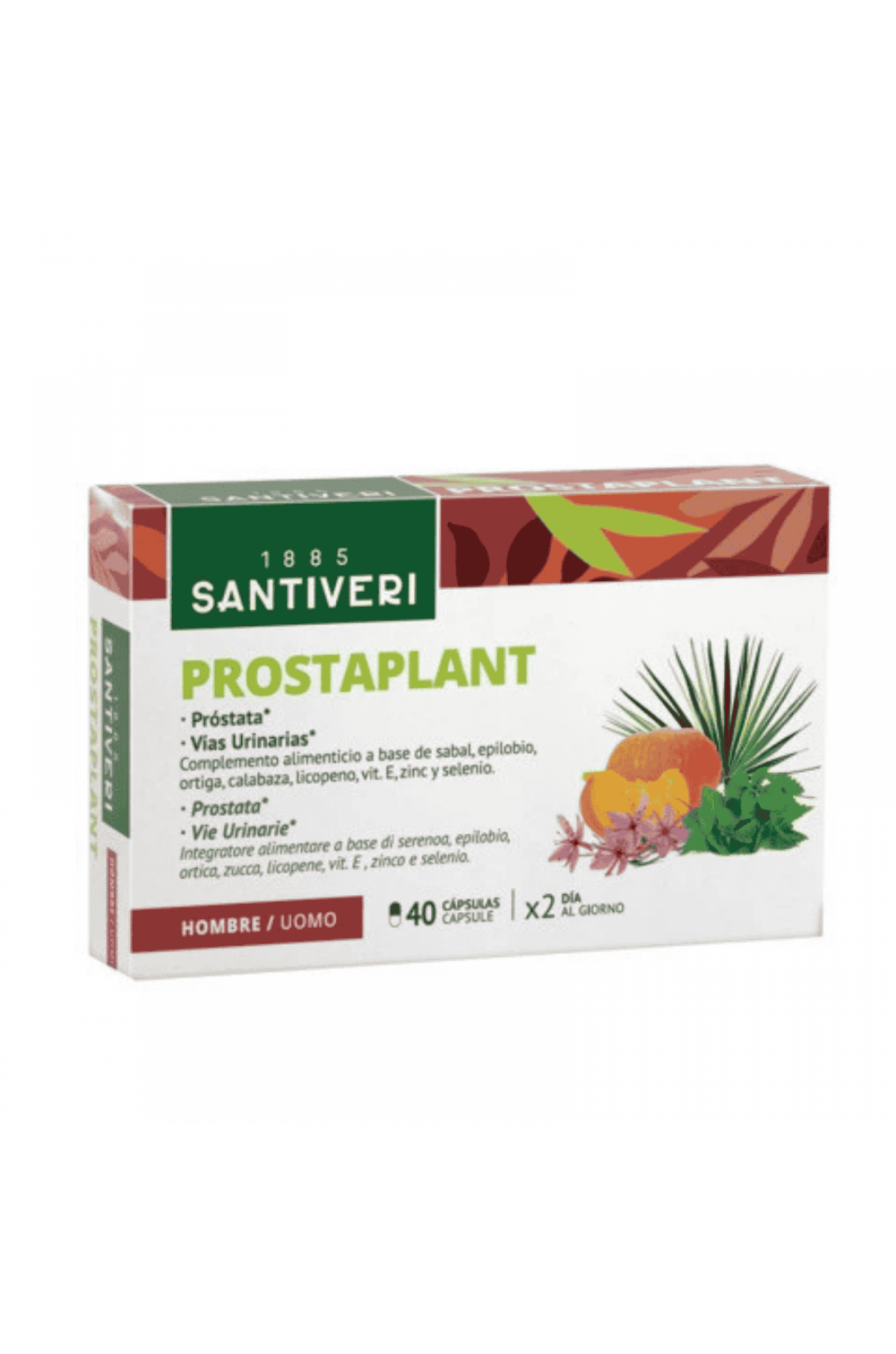 Santiveri Prostaplant 40 capsule Vie Urinarie e Prostata