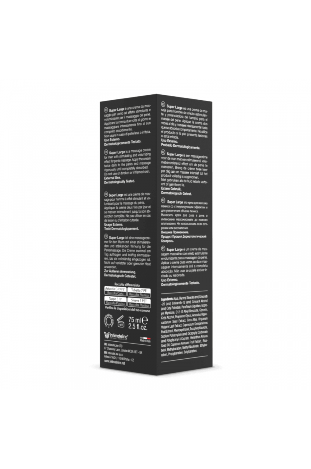 Intimateline Super Large XXL 75 ml Crema Volumizzante
