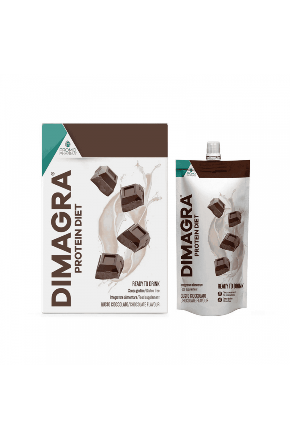 PromoPharma Dimagra Protein Diet Gluten Free 7 X 220 gr