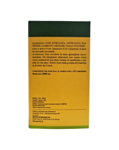 Bioearth Spiruviva Spirulina 540 cpr