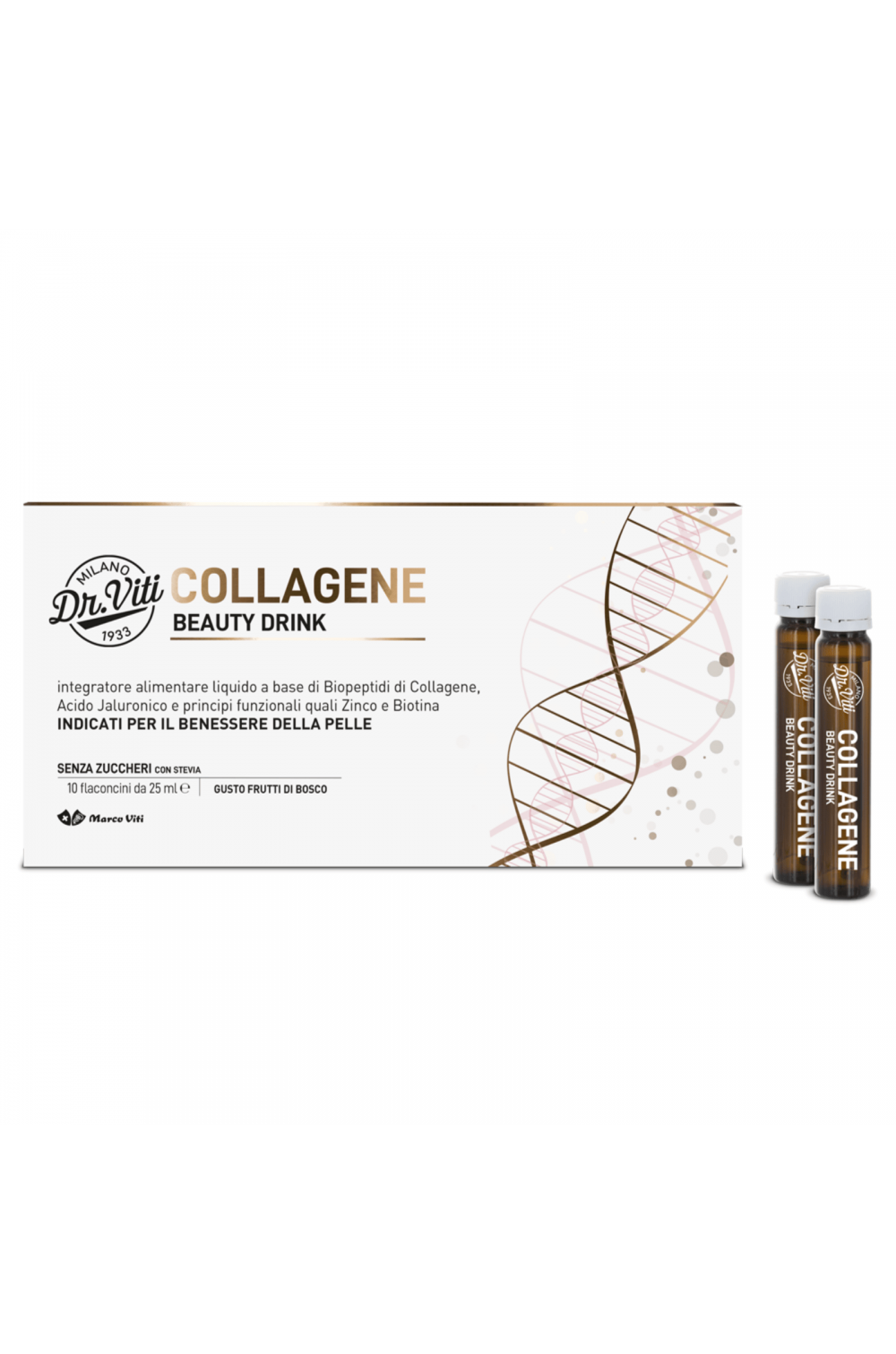 Marco Viti Collagene Beauty Drink 10 Flaconi da 25 ml