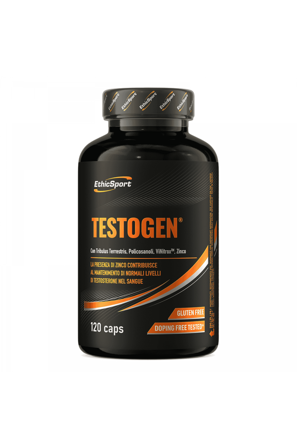 EthicSport Testogen 120 cpr integratore di di Tribulus zinco e polifenoli