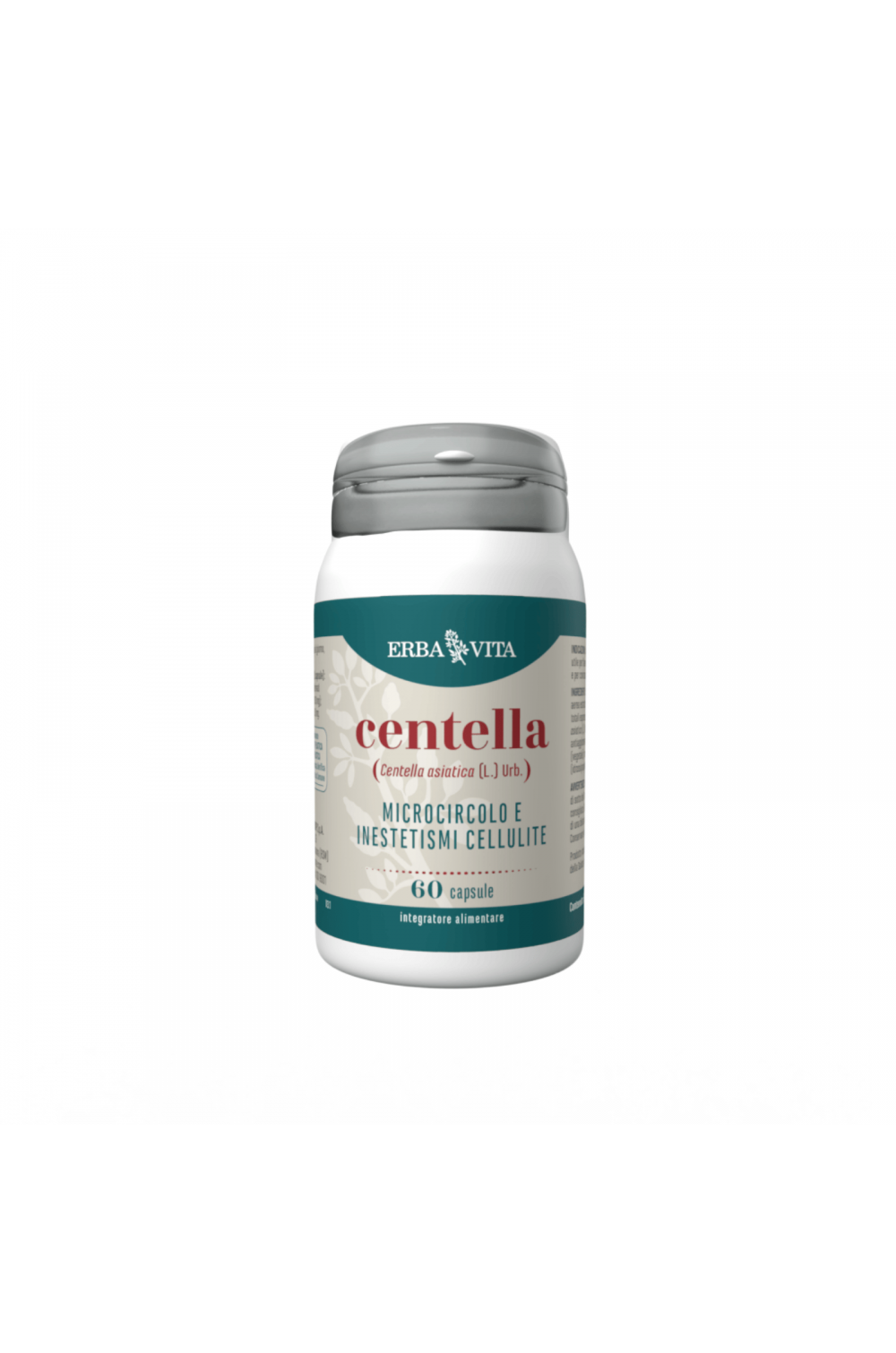 Erba Vita Centella 60 Capsule Microcircolo e inestetismi cellulite