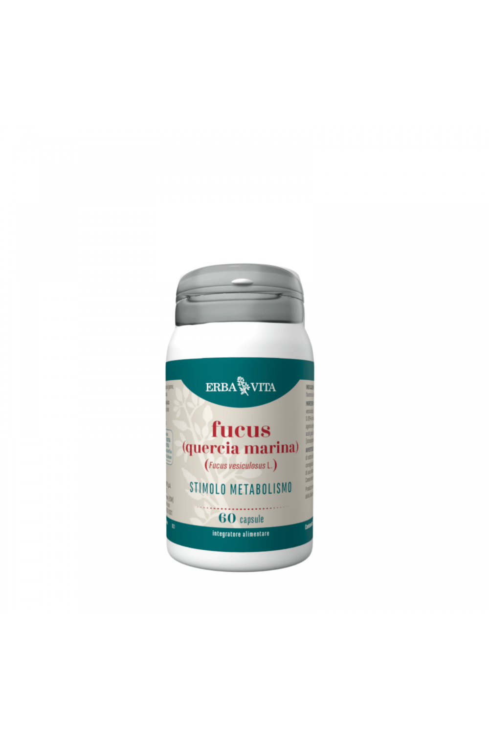 Erba Vita Fucus Quercia Marina 60 Capsule Stimolo metabolismo