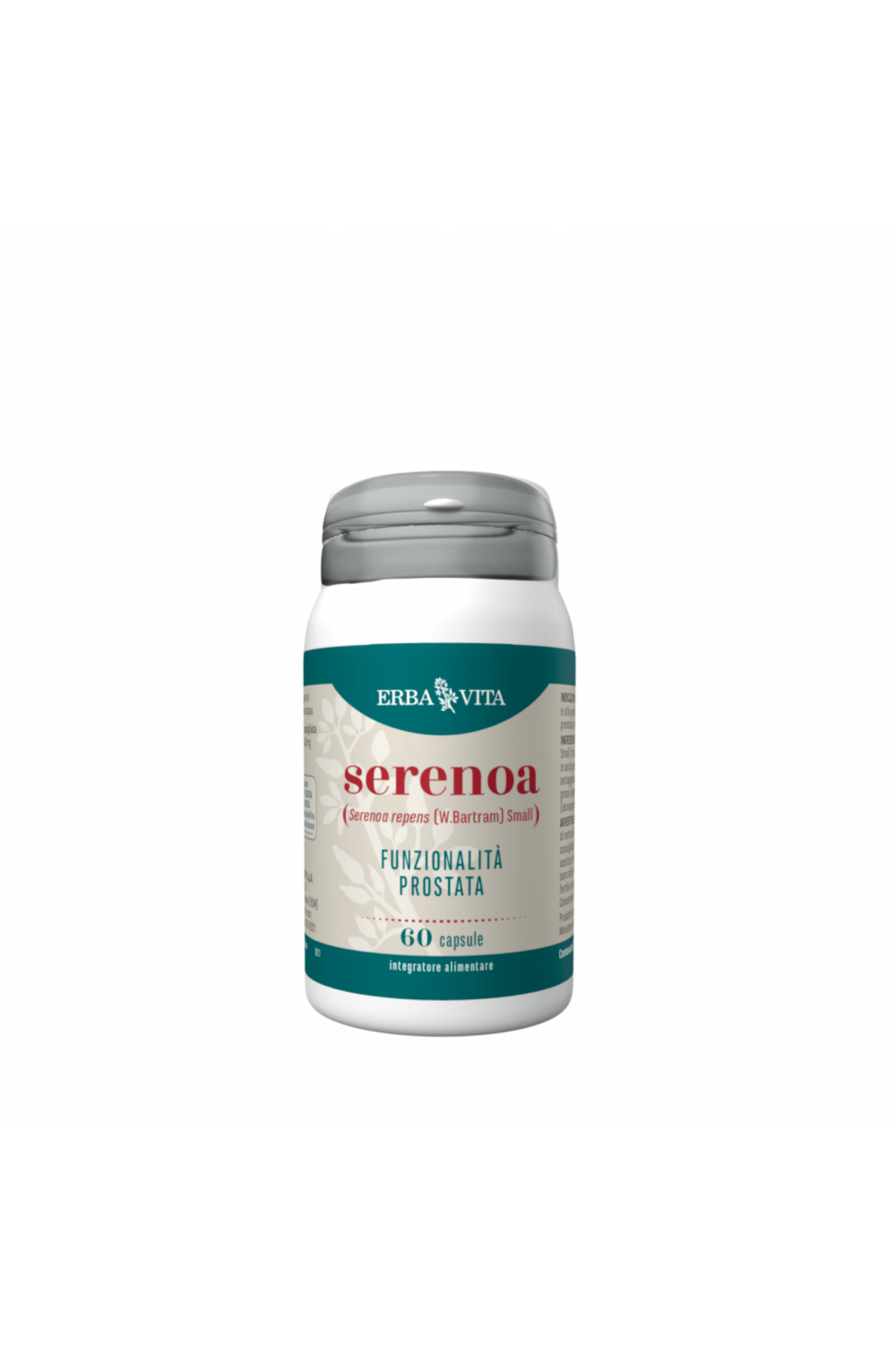 Erba Vita Serenoa 60 Capsule Integratore Funzionalità Prostata