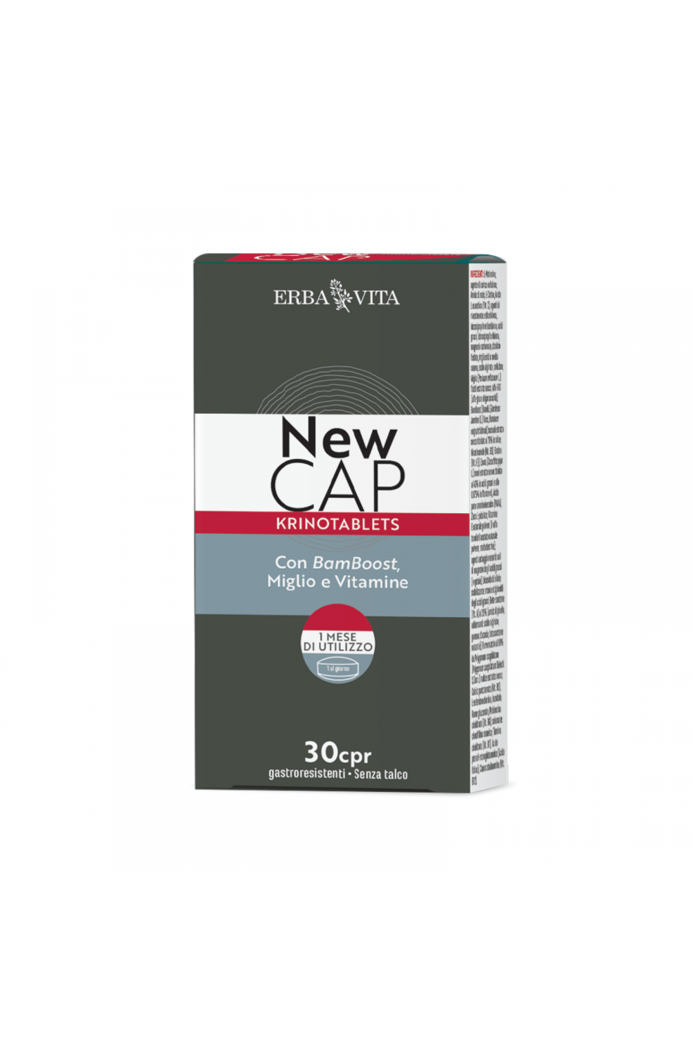 Erba Vita NewCAP Krino 30 Compresse Integratore per Capelli