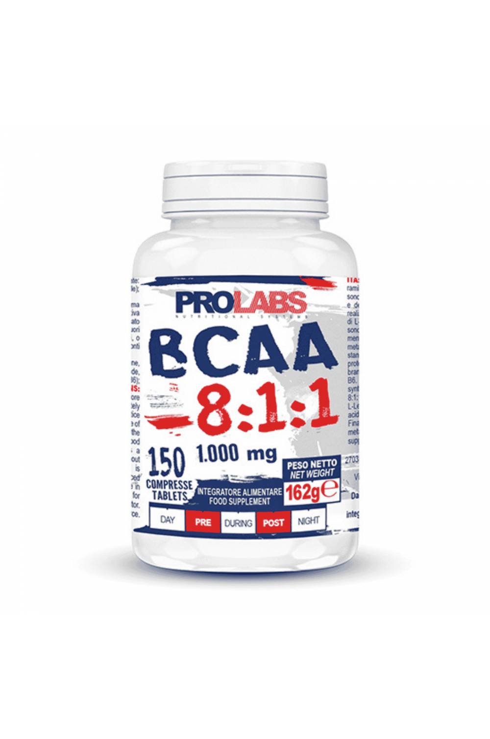 Prolabs BCAA 8:1:1 150 cpr Aminoacidi Ramificati 811 Extra Leucina + Vitamine