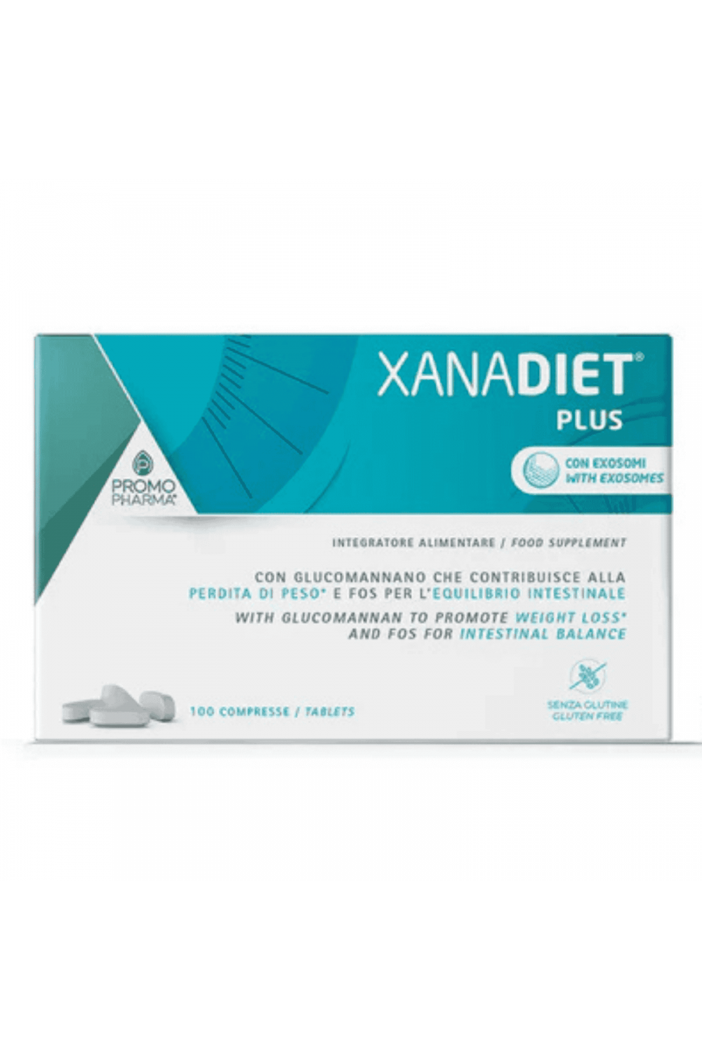 PromoPharma Xanadiet Plus Con Esosomi Glucomannano 100 cpr