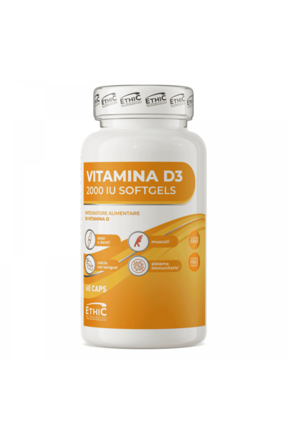 EthicSport Vitamina D3 2000 IU Softgel 60 cps