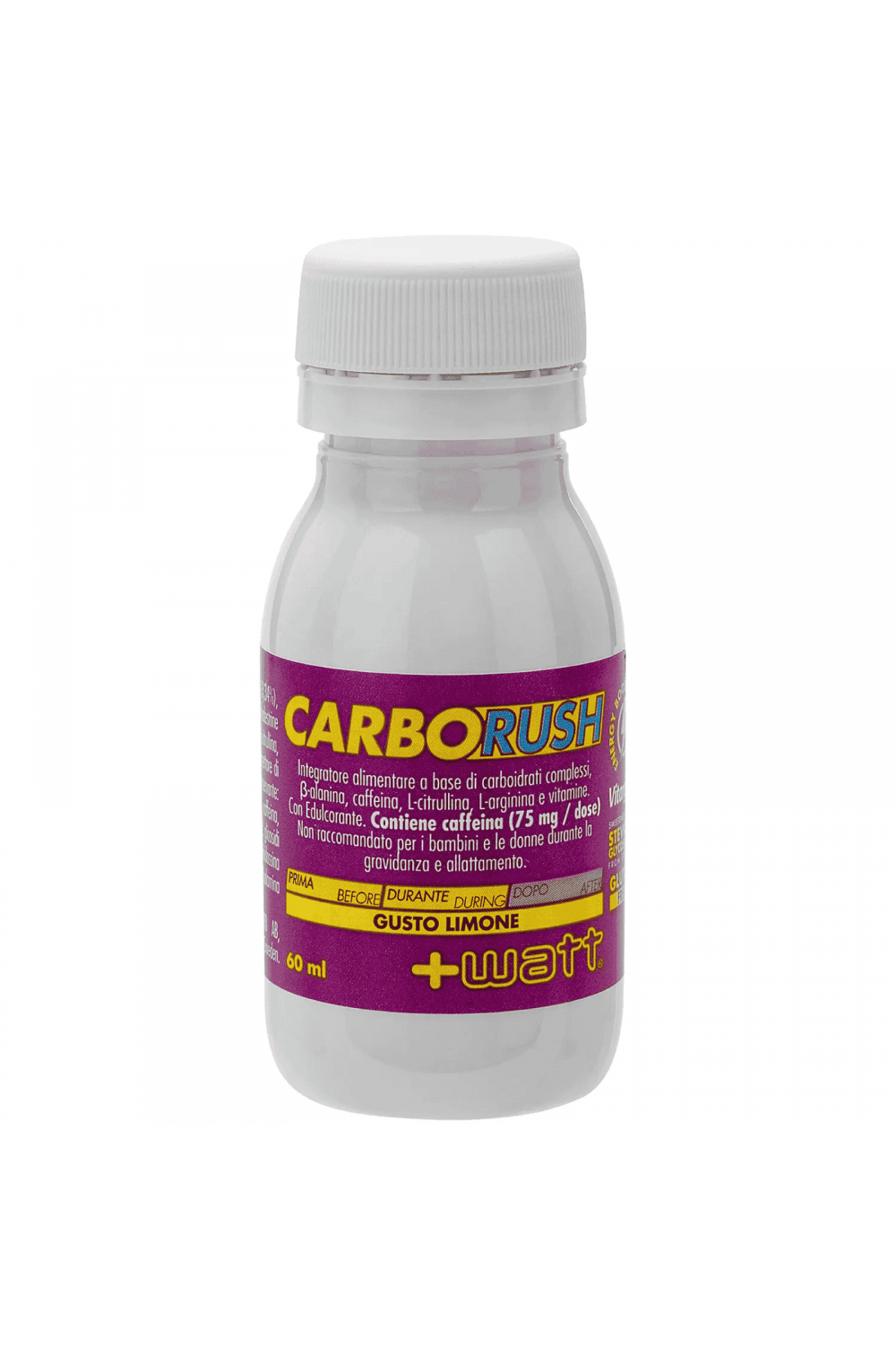 +Watt Carbo Rush 1X60 ml integratore alimentare a base di carboidrati