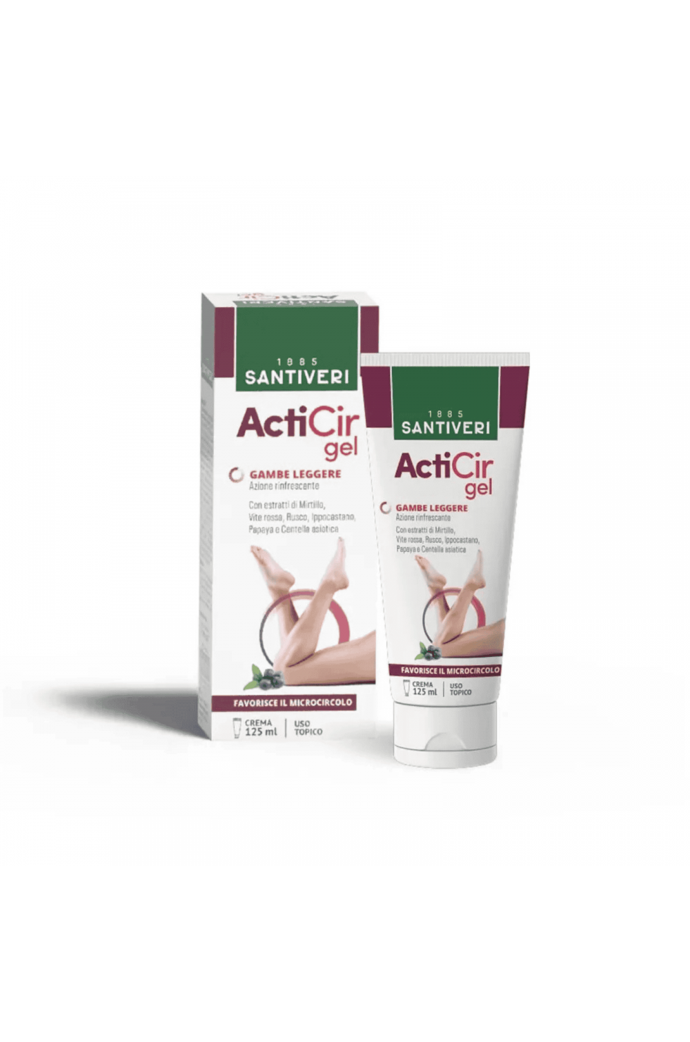 Santiveri Acticir Gel Gambe Leggere 125 ml