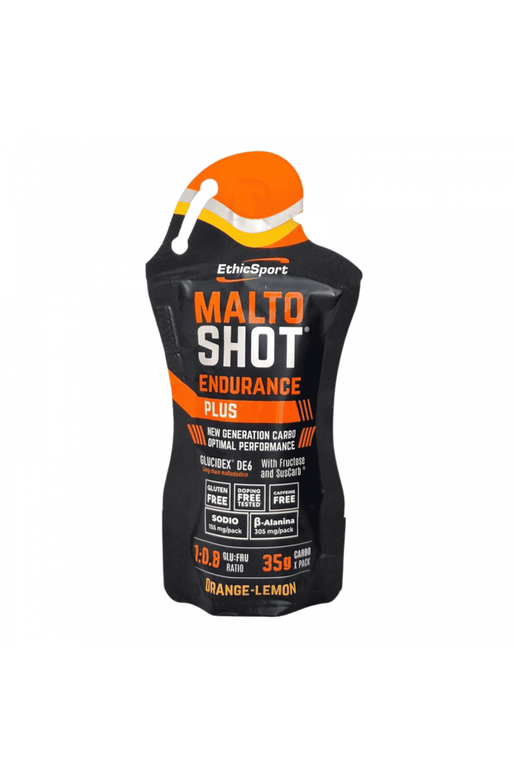 Maltoshot Ethichsport gel energizzante senza caffeina box 15 pz