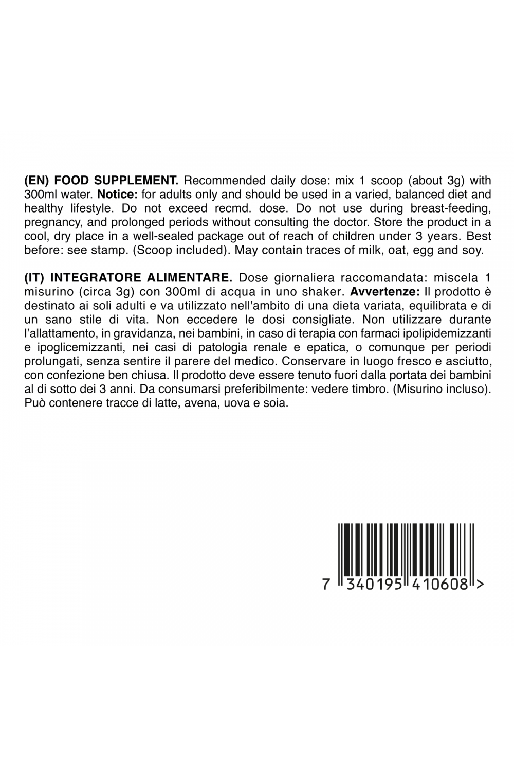 BFN Vitamins & Supplements Creatine 210 gr Creatina Monoidrato