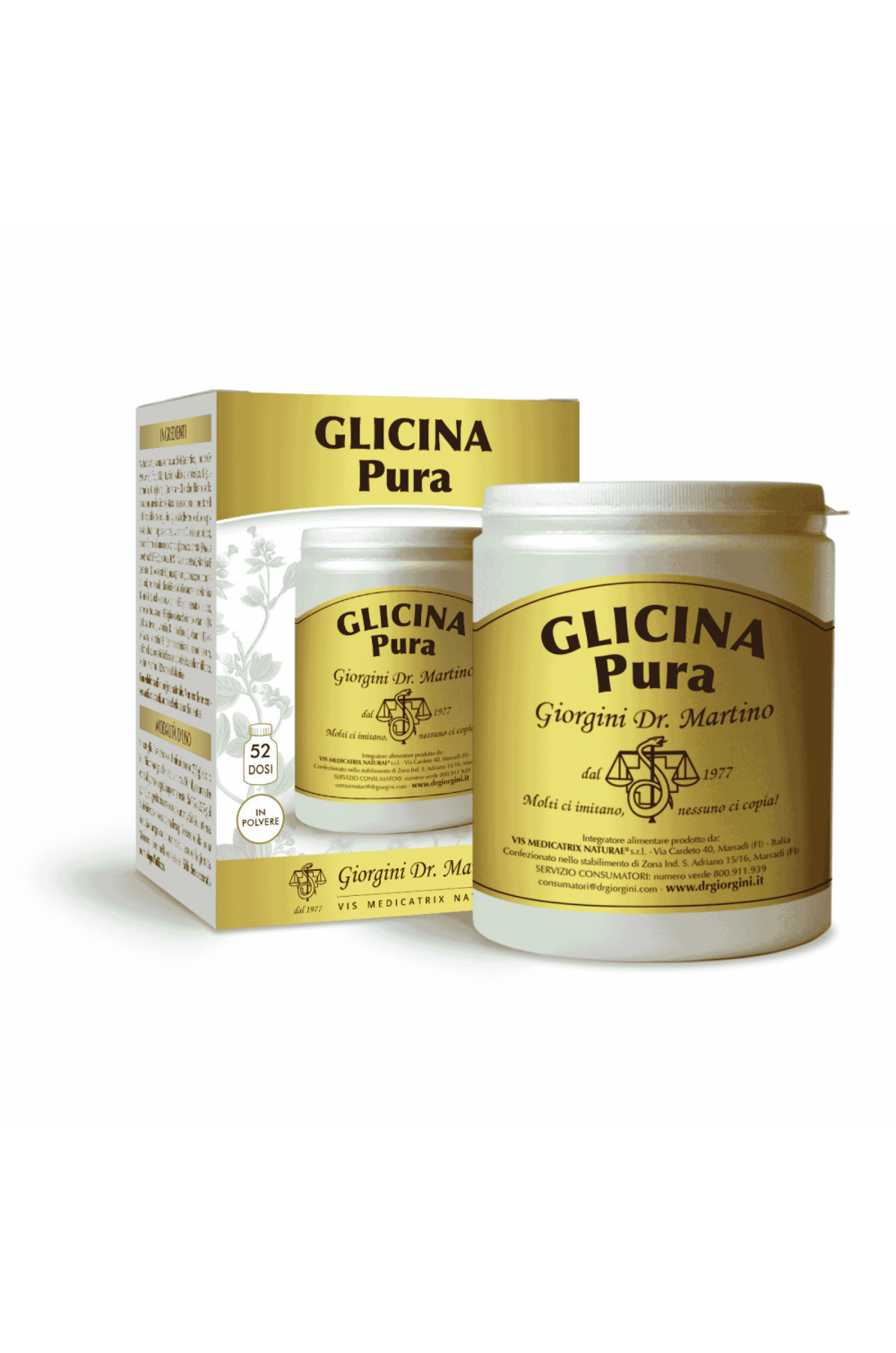 Dr. Giorgini Glicina Pura 250 gr