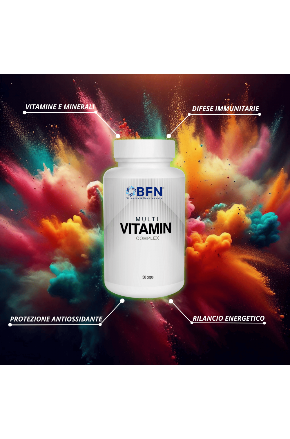 BFN Vitamins & Supplements Multivitamin Complex 30 cps Multivitaminico
