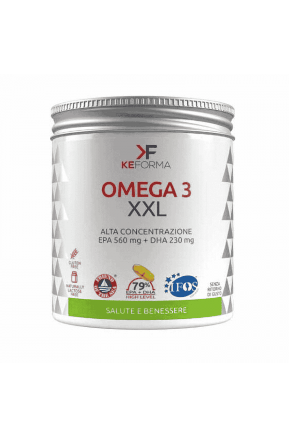 KEFORMA Omega 3 XXL 79% 240 perle Certificato IFOS