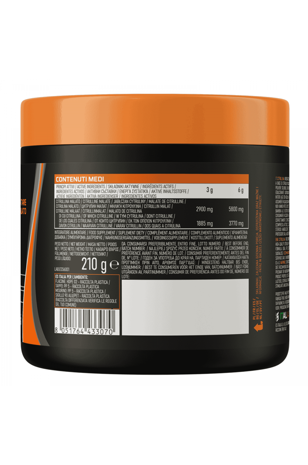 EthicSport Citrullina 210 GR Citrullina malato