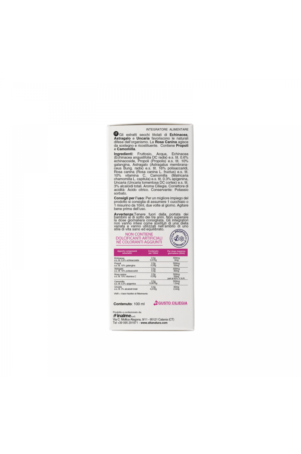 Alta Natura Scudo Bioimmuno Soluzione 100 ml