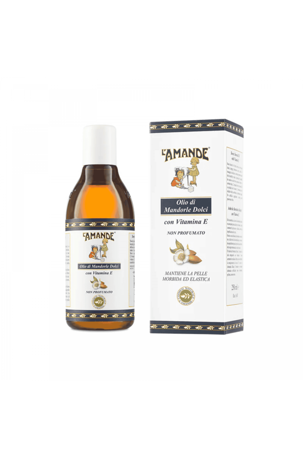 L'Amande Olio di Mandorle Dolci Non Profumato 3X250 ml