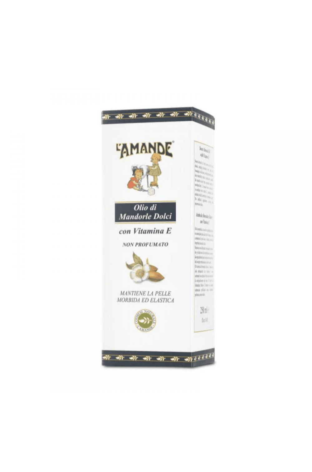 L'Amande Olio di Mandorle Dolci Non Profumato 3X250 ml