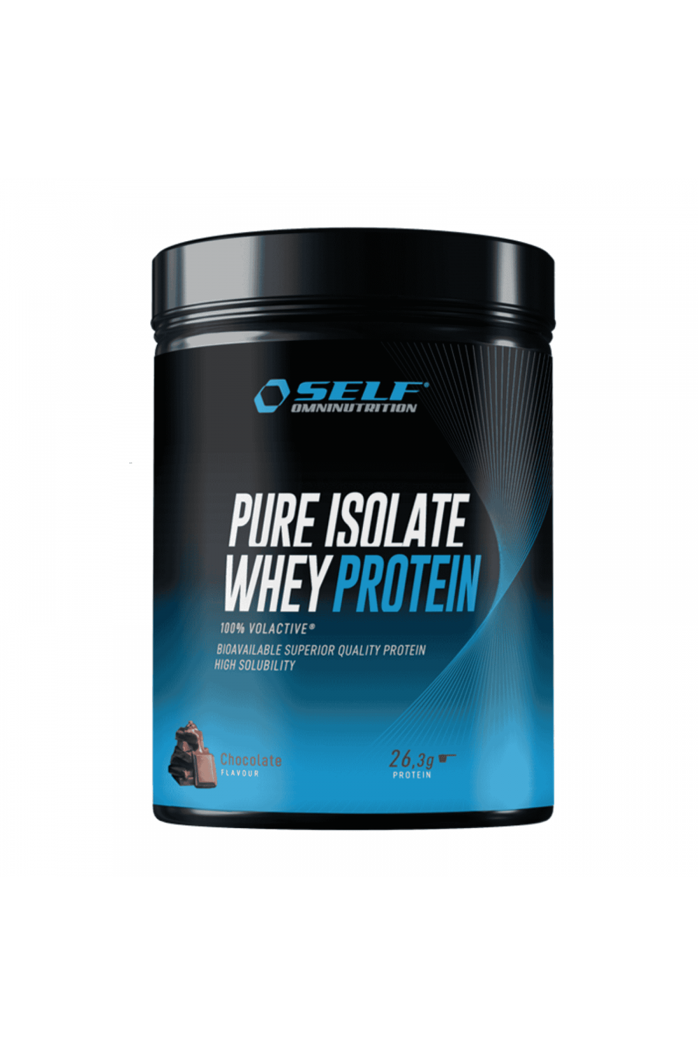 Self Pure Isolate Whey Protein 600 gr Proteine Isolate Volactive con 26.3 gr di proteine