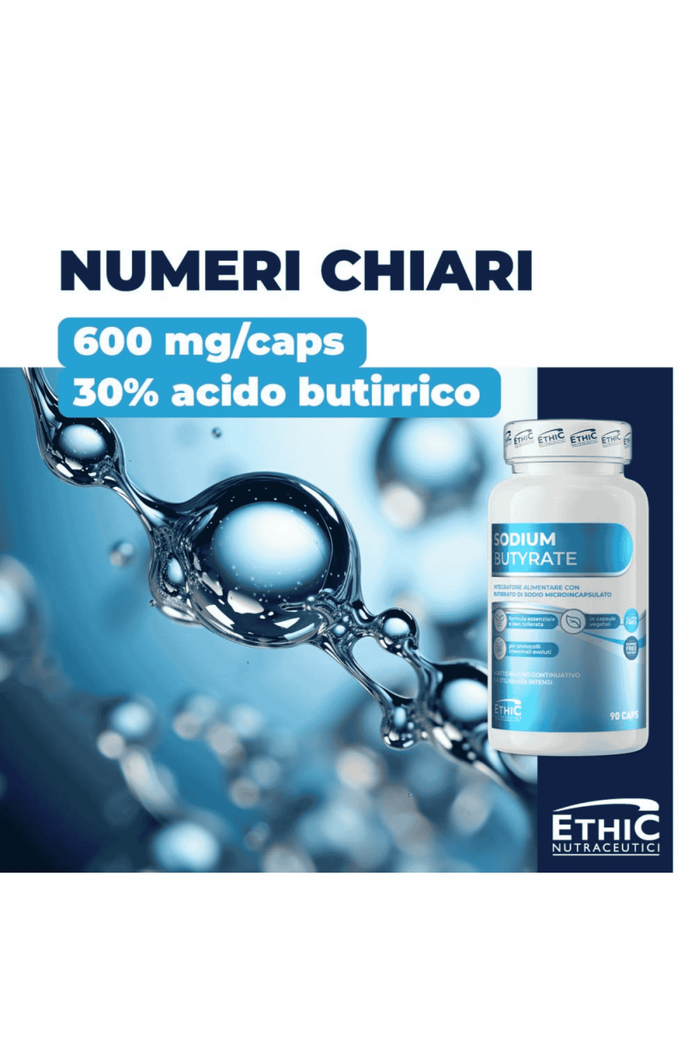 EthicSport Sodium Butyrate 90 cps