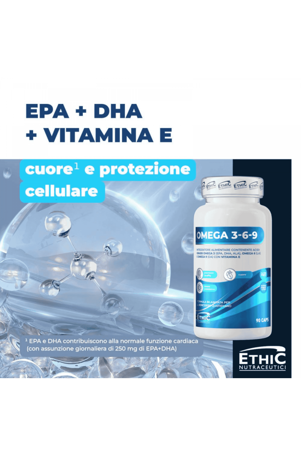 EthicSport Omega 3-6-9 90 caps