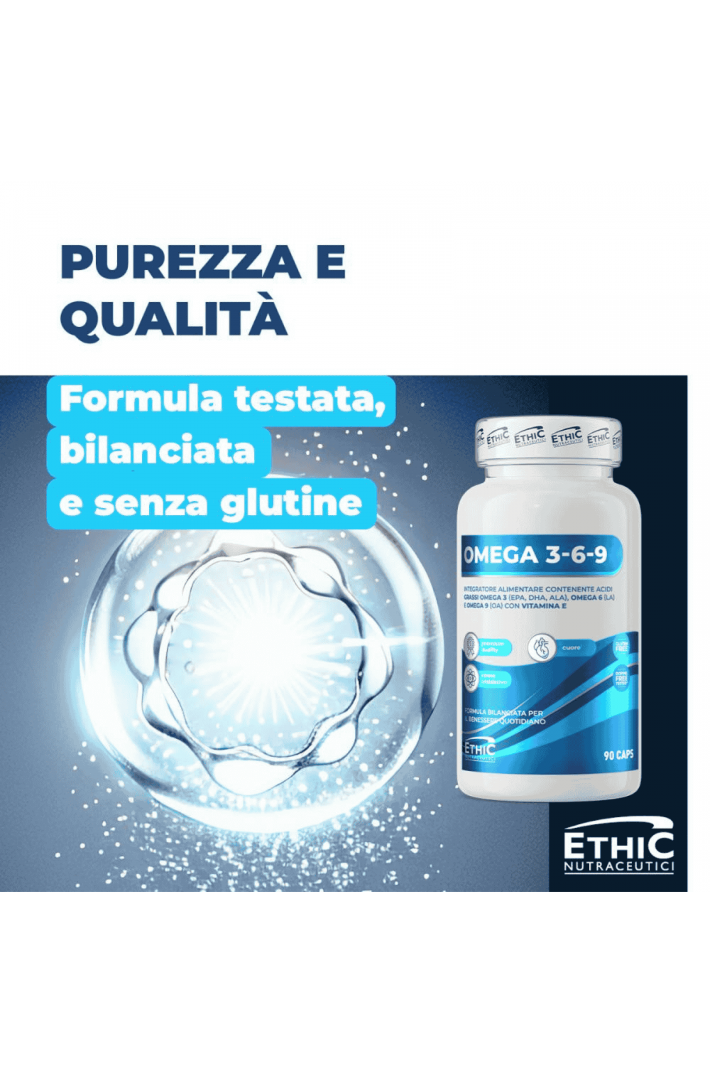 EthicSport Omega 3-6-9 90 caps