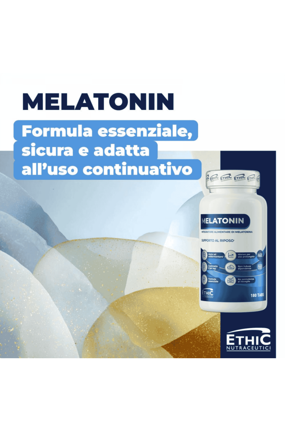EthicSport Melatonin 180 cpr Melatonina