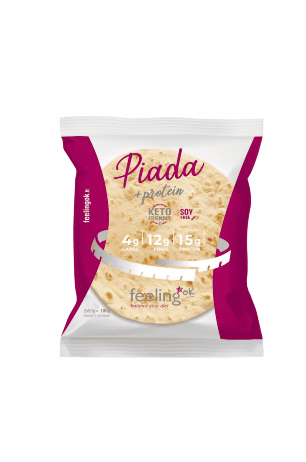 Feeling OK Piada +Protein 2X50g