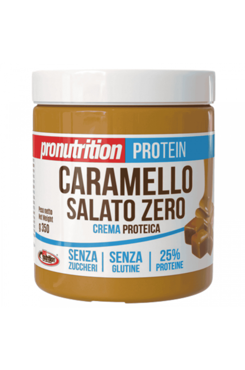 Pronutrition Caramello Salato Zero 350 g Crema spalmabile 25% Proteine
