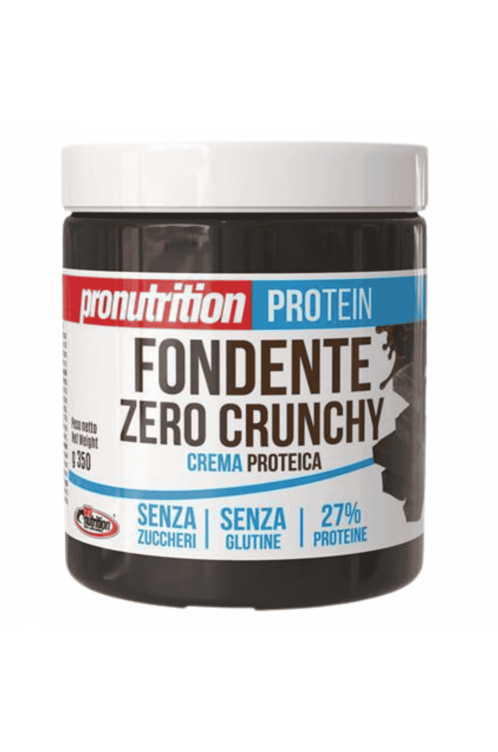 Pronutrition Nut Zero Fondente Zero Crunchy 350 g Crema spalmabile 27% Proteine