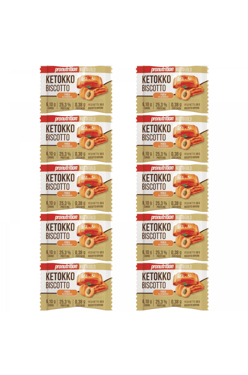 Pronutrition Ketokko Biscotto 10X50 gr 26% di Proteine