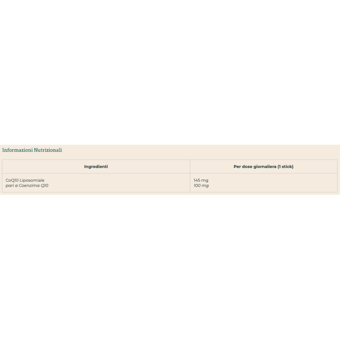 PromoPharma Coenzima Q10 Pocket Liposomiale 30 Stick 1,5 g