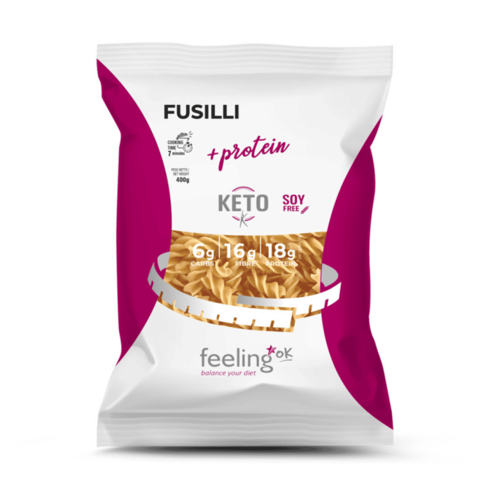 Feeling OK Fusilli +Protein Keto 400 g