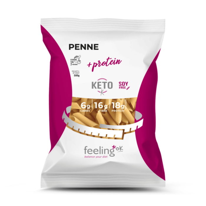 Feeling OK Penne +Protein Keto 500 g