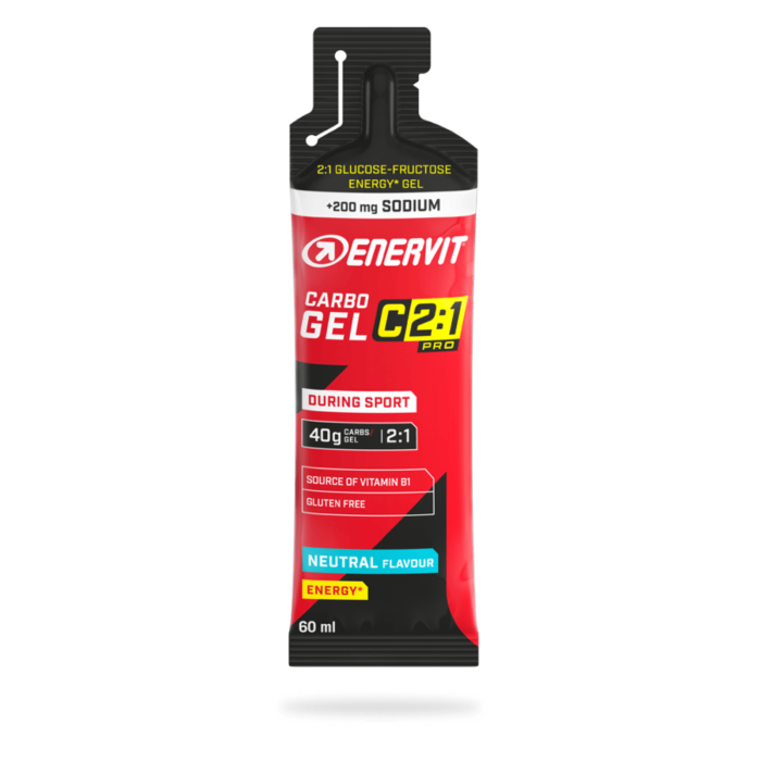 Enervit Carbo Gel C2:1 PRO Neutral con Sodio Box 24 X 60 ml