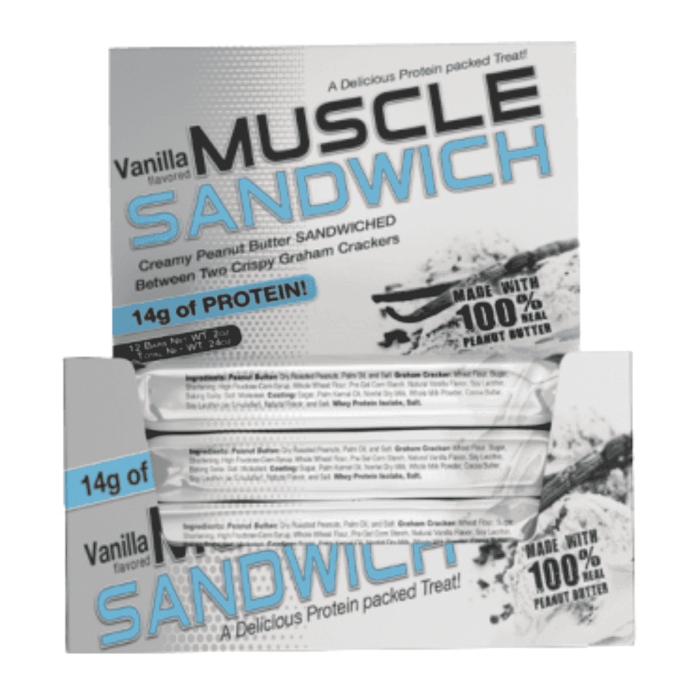Muscle Sandwich Bar Barrette Proteiche Box 12 X 56 gr